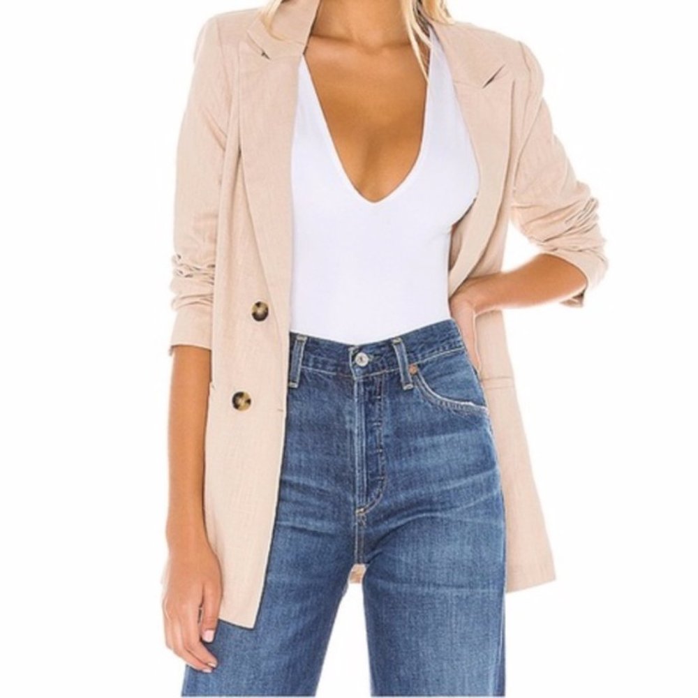 NWT FREE PEOPLE Keep It Sleek Bodysuit White Large - Picture 2 of 6
